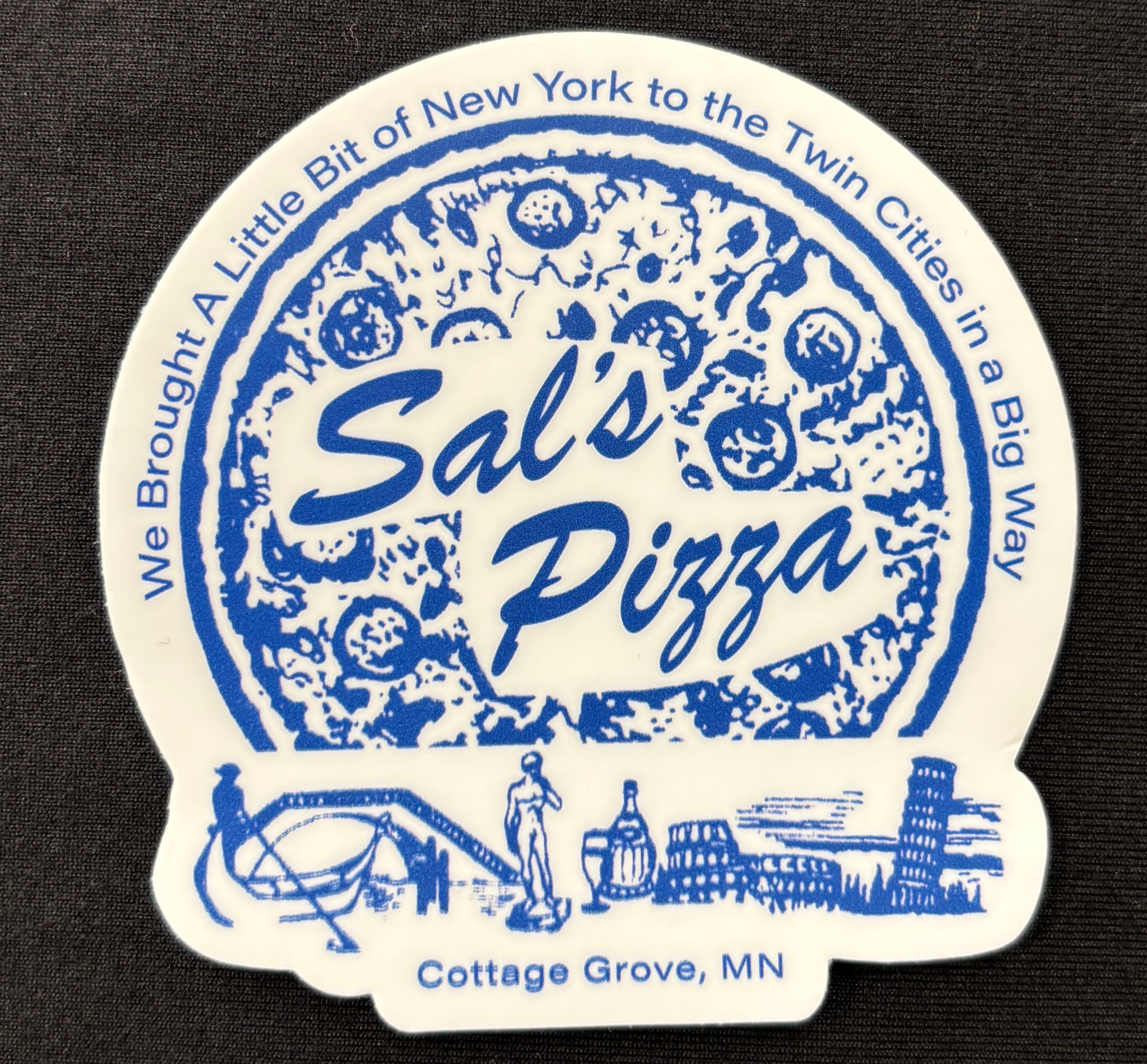 SAL'S PIZZA THROWBACK STICKER-Stickers-Advanced Sportswear