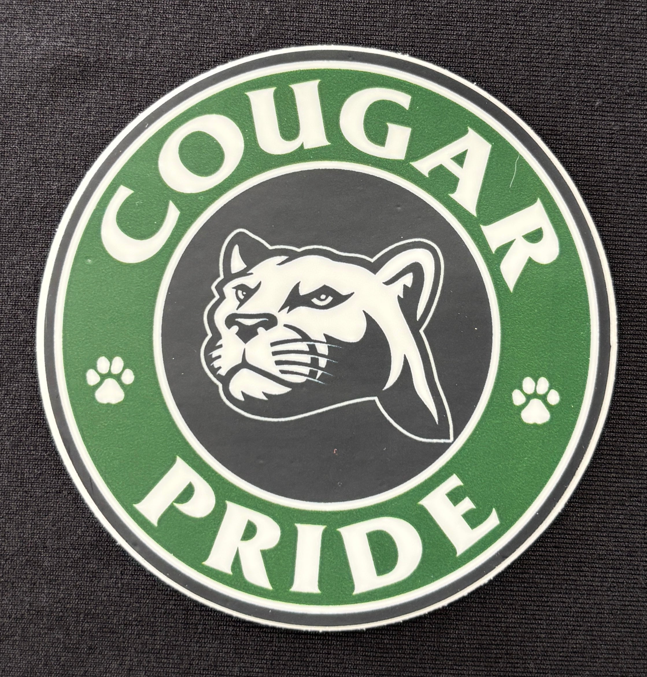 Cougar Pride Sticker (CGMS)-Stickers-Advanced Sportswear