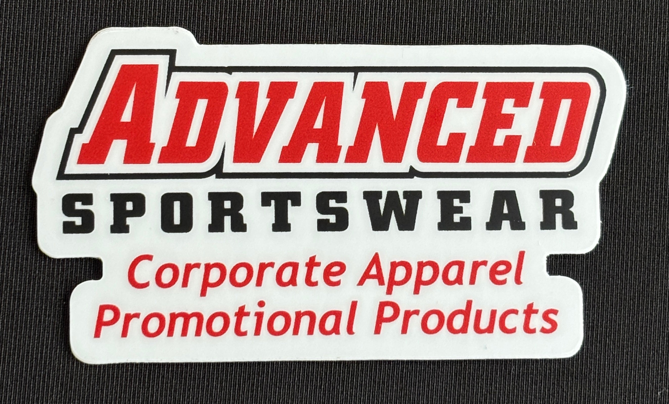 Advanced Sportswear Corporate Apparel/Promotional Products Sticker-Stickers-Advanced Sportswear