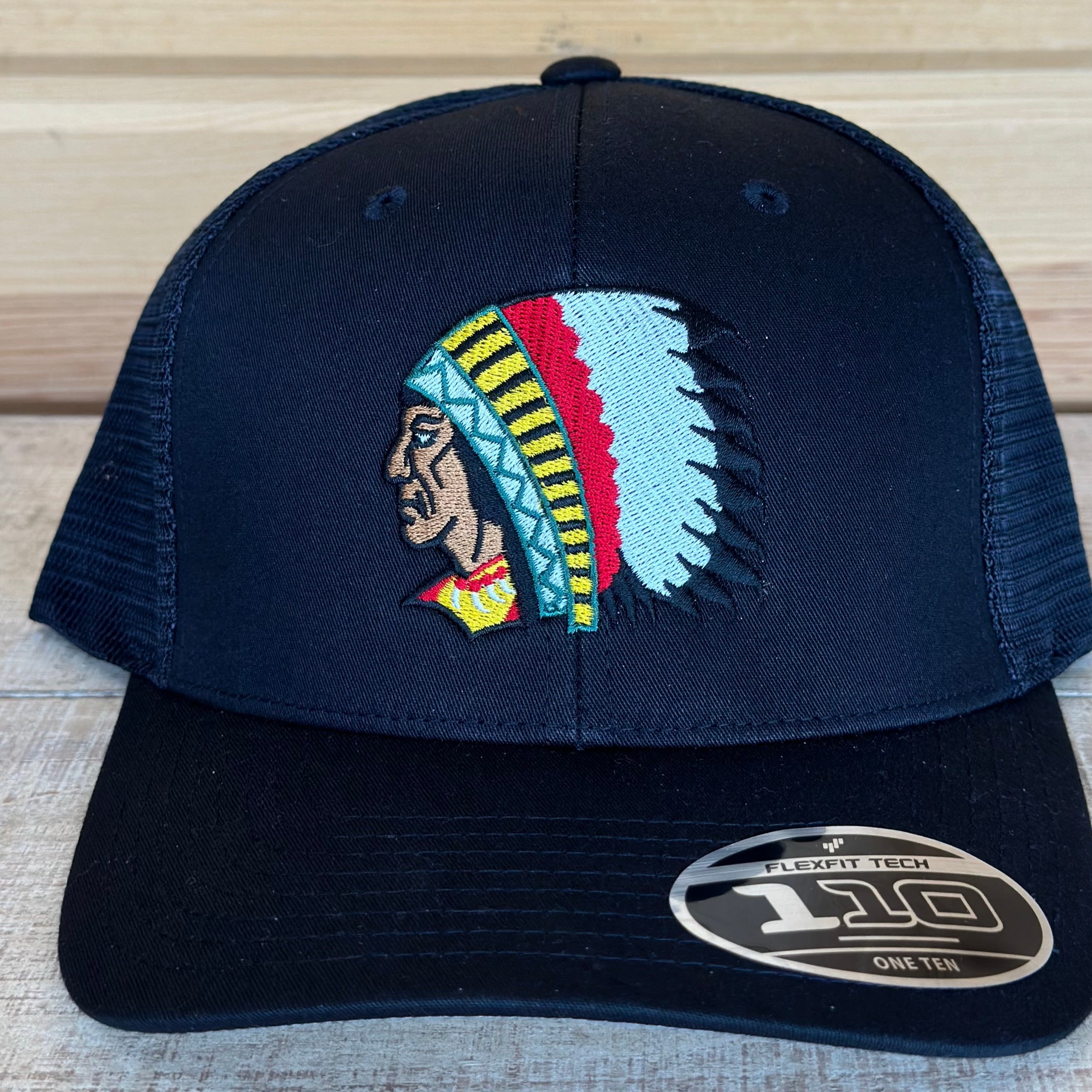 Park Indians Flex Fit Hat-Hats-Advanced Sportswear