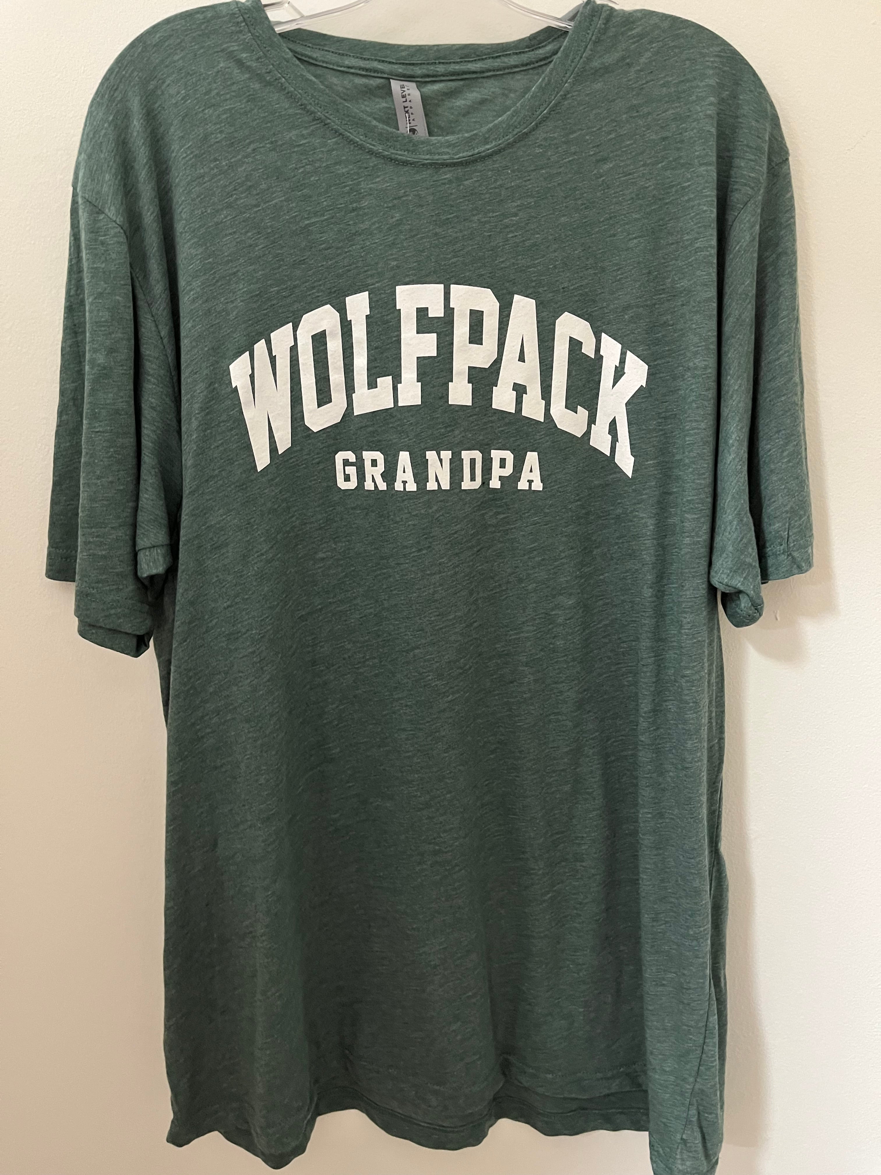 Wolfpack Grandpa Arched Tee-TShirts-Advanced Sportswear