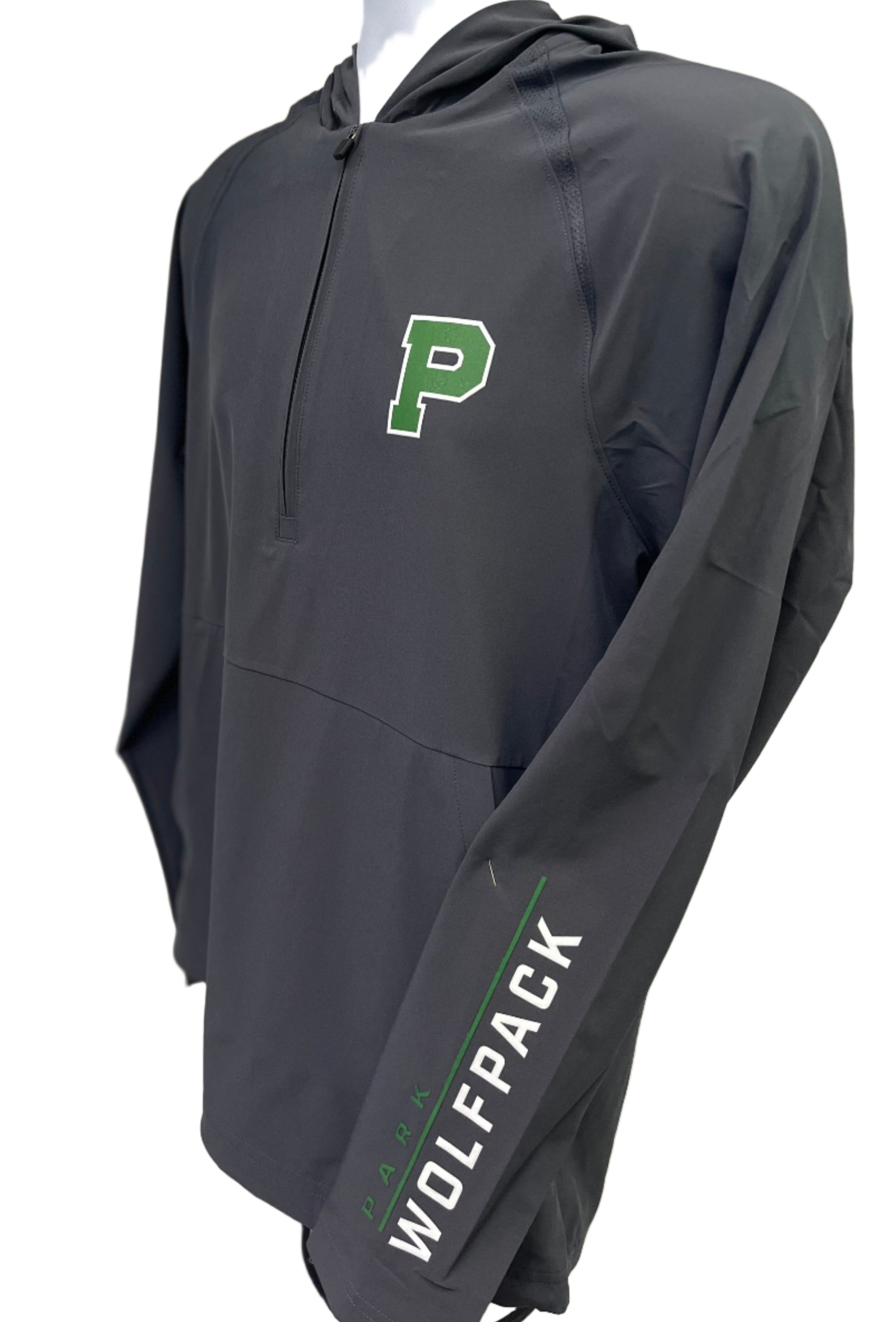 Park Wolfpack 1/2-Zip Long Sleeve Hooded Jacket-Pullover-Advanced Sportswear