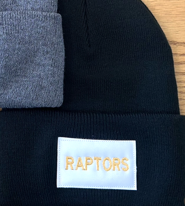Raptors Patch Beanie-Hats-Advanced Sportswear