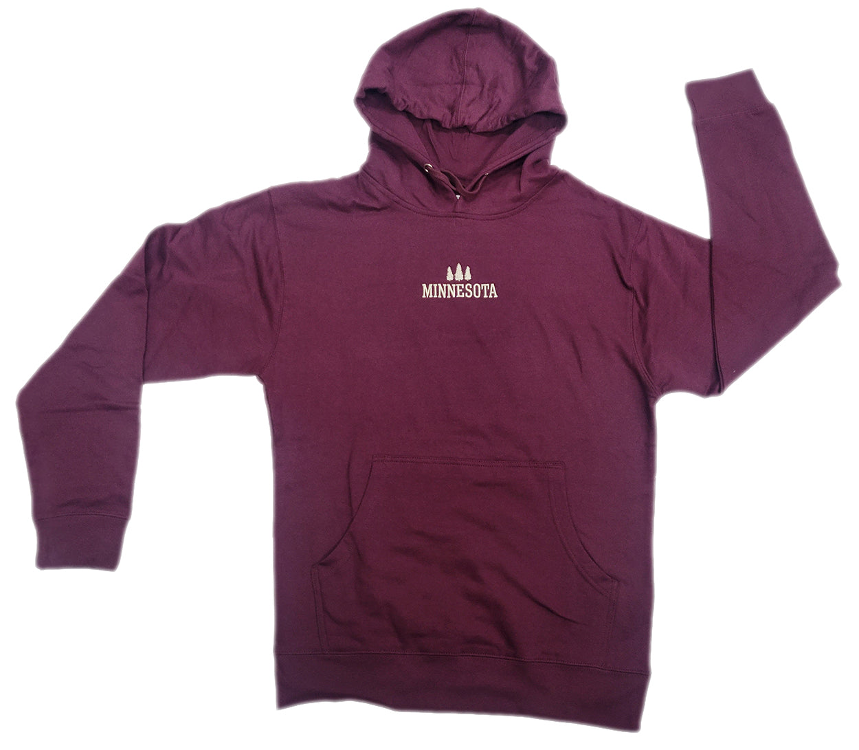 MN Trees Independent Trading Co. Midweight Hoodie-Hoodies-Advanced Sportswear