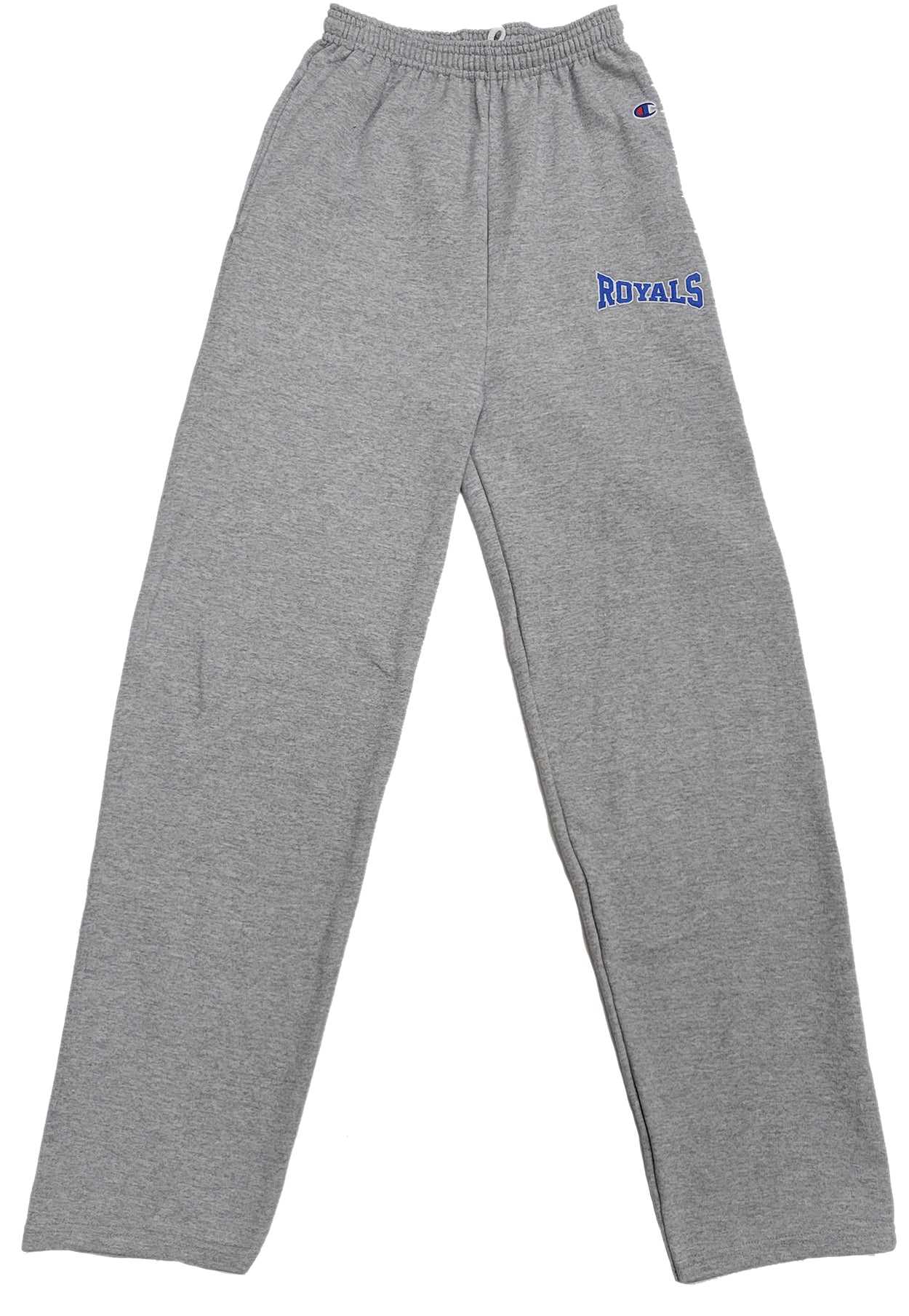 Royals Champion Open Bottom Sweatpants with Pockets-CLEARANCE-Pants-Advanced Sportswear