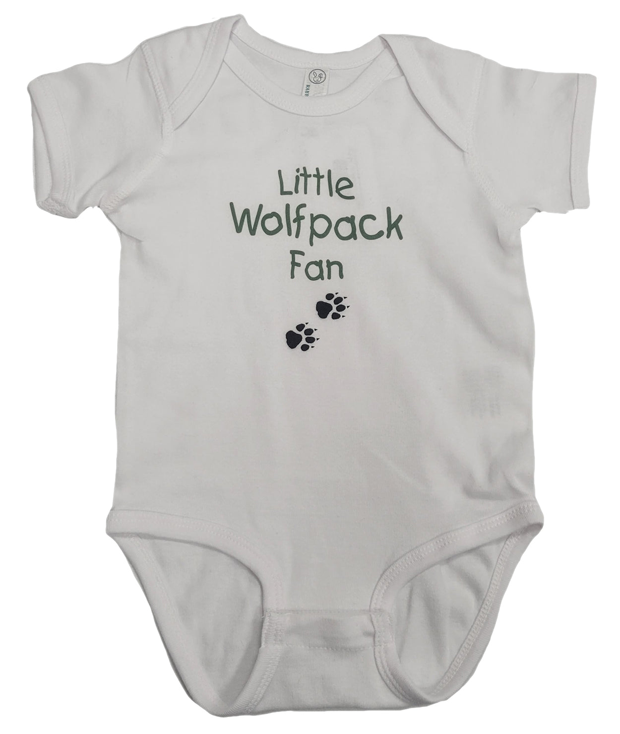 Little Wolfpack Fan Infant Short Sleeve Onesie-Baby & Toddler-Advanced Sportswear