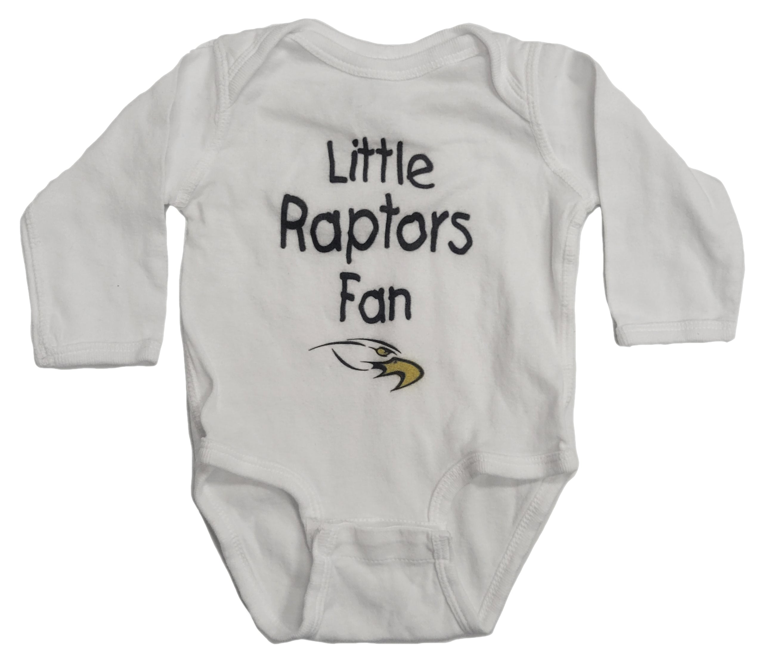 Little Raptors Fan Infant Long Sleeve Onesie-Baby & Toddler-Advanced Sportswear