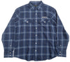 Woodbury Port Authority Long Sleeve Ombre Plaid Shirt-CLEARANCE-BUTTON UP-Advanced Sportswear