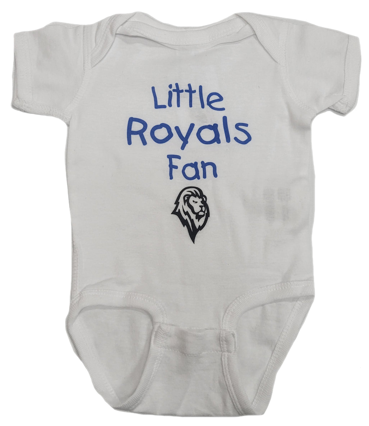 Little Royals Fan Infant Short Sleeve Onesie-Baby & Toddler-Advanced Sportswear