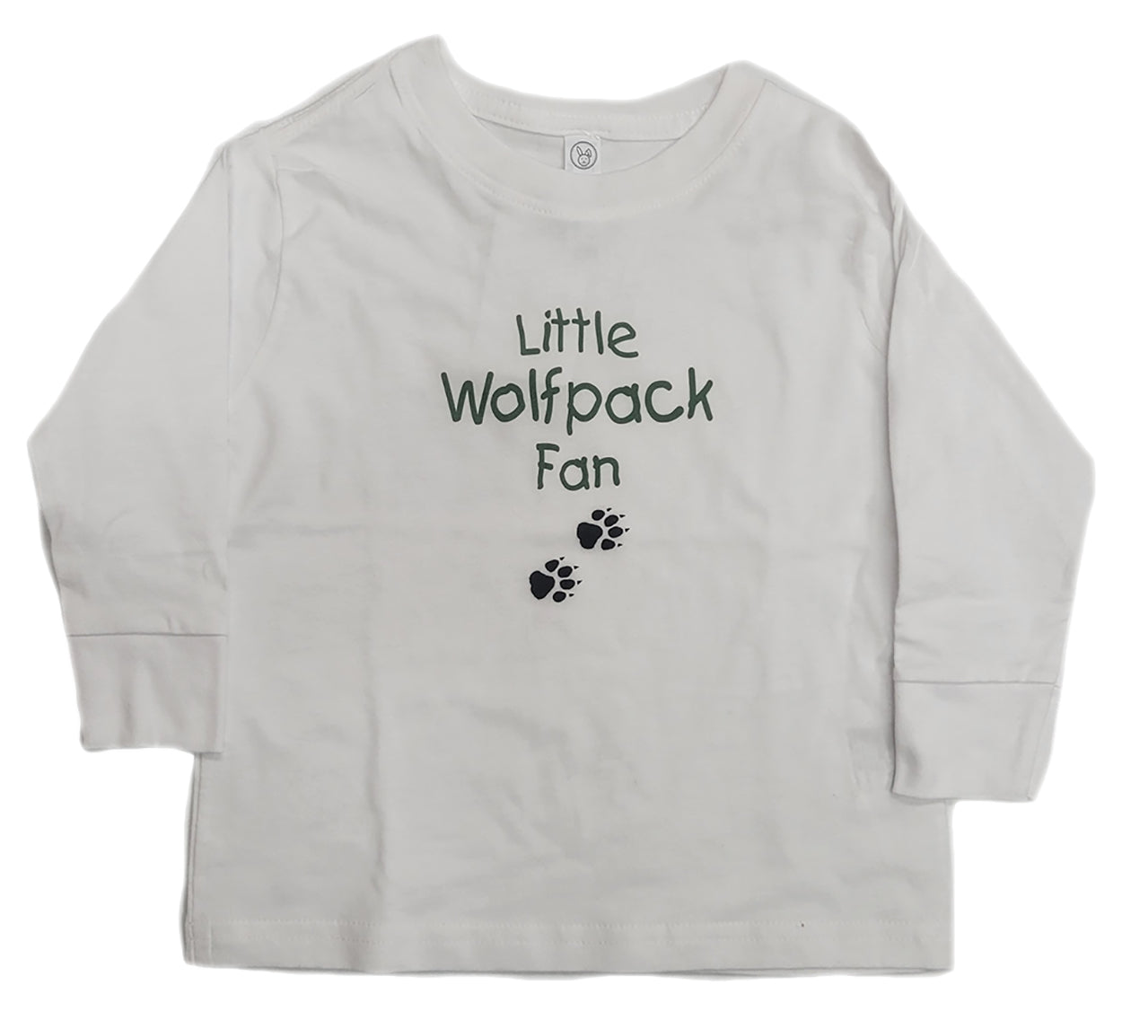 Little Wolfpack Fan Toddler Long Sleeve Tee-Baby & Toddler-Advanced Sportswear