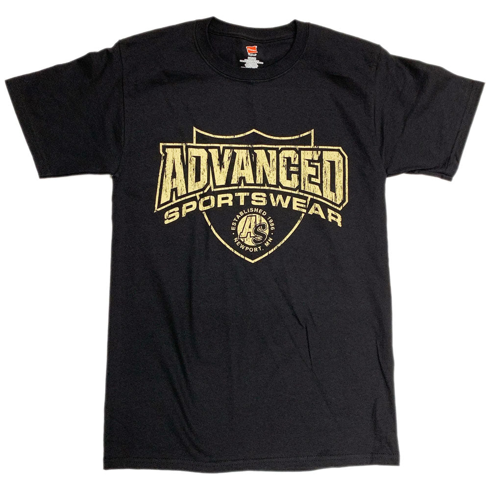 ADVANCED SPORTSWEAR SHIELD T-SHIRT-TShirts-Advanced Sportswear