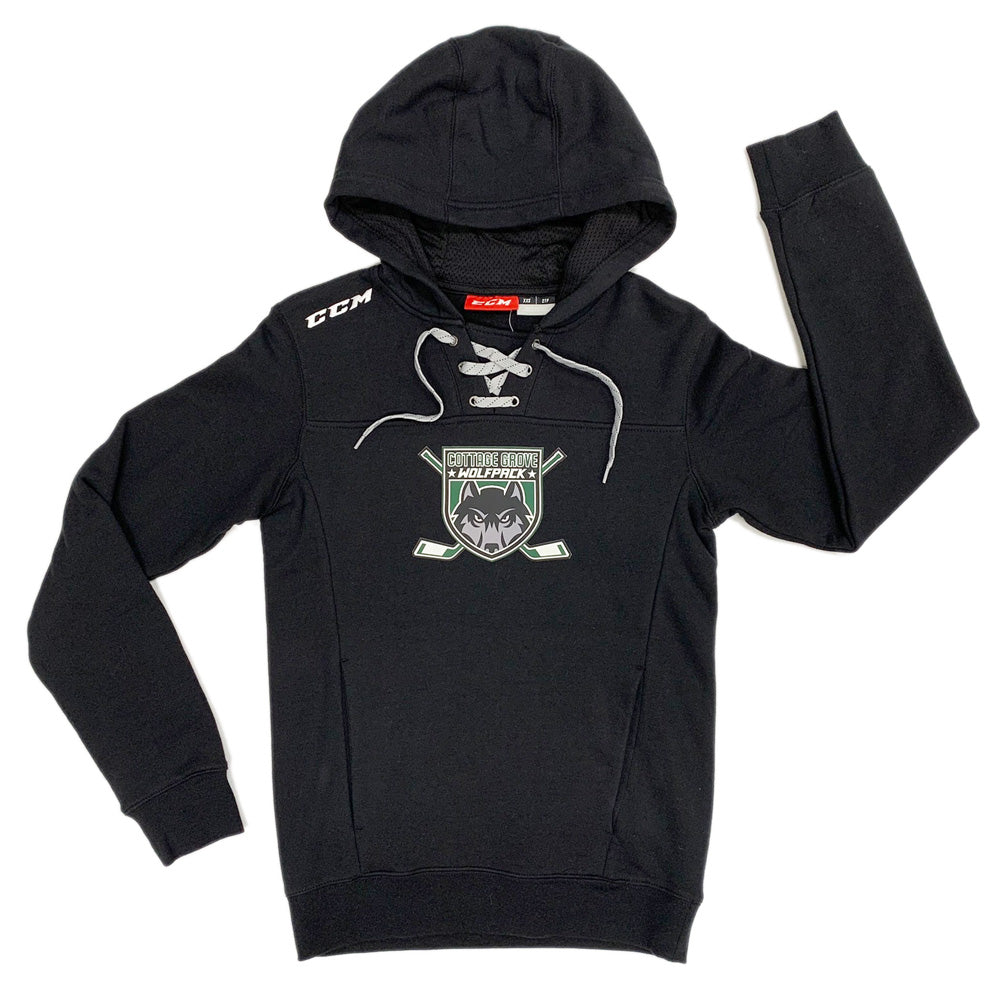 CGWPH - CCM TEAM FLEECE HOODIE-CLEARANCE-Hoodies-Advanced Sportswear