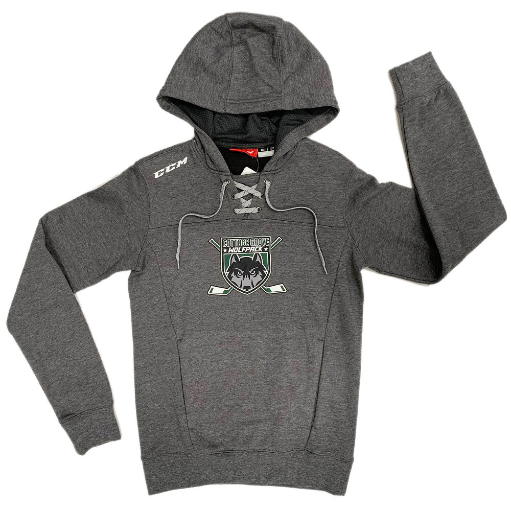 CGWPH - CCM TEAM FLEECE HOODIE-CLEARANCE-Hoodies-Advanced Sportswear