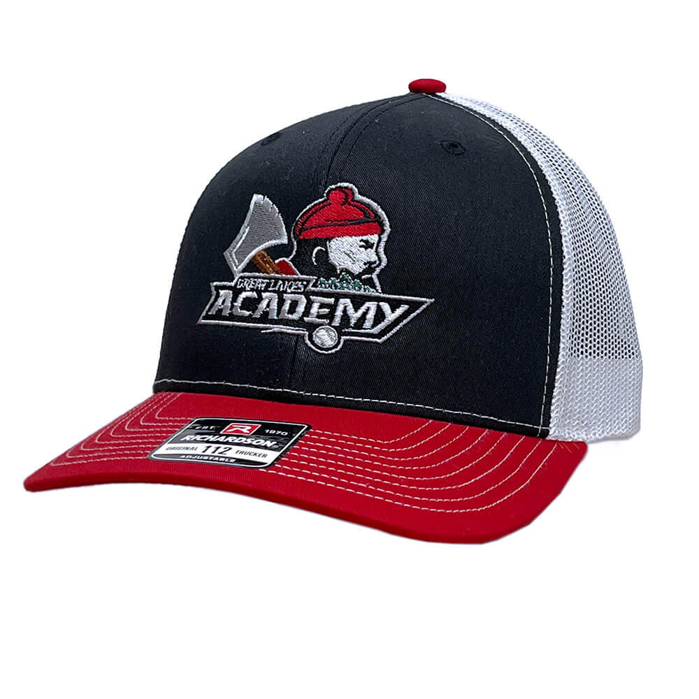 Great Lakes Academy Richardson Mesh Trucker-Hats-Advanced Sportswear