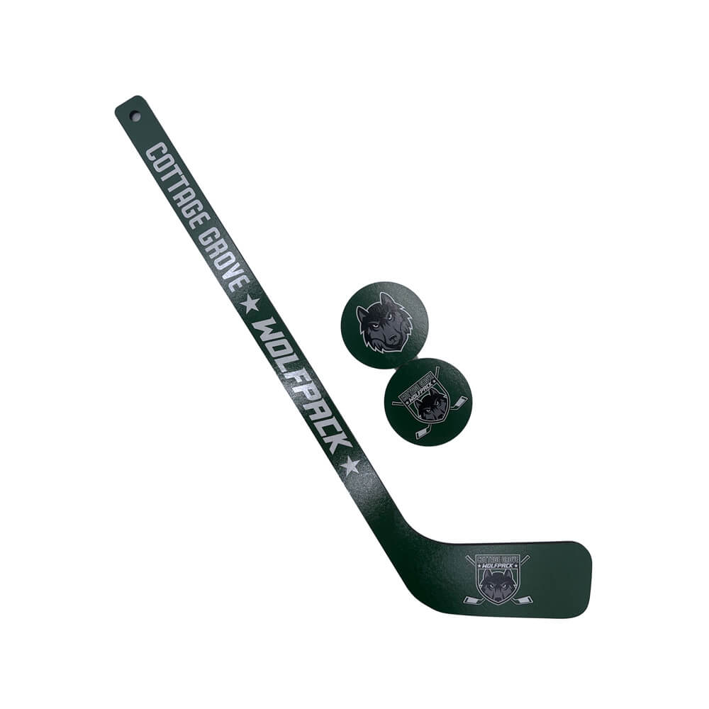 CG Wolfpack Mini Hockey Stick & 2 Pucks-Accessories-Advanced Sportswear