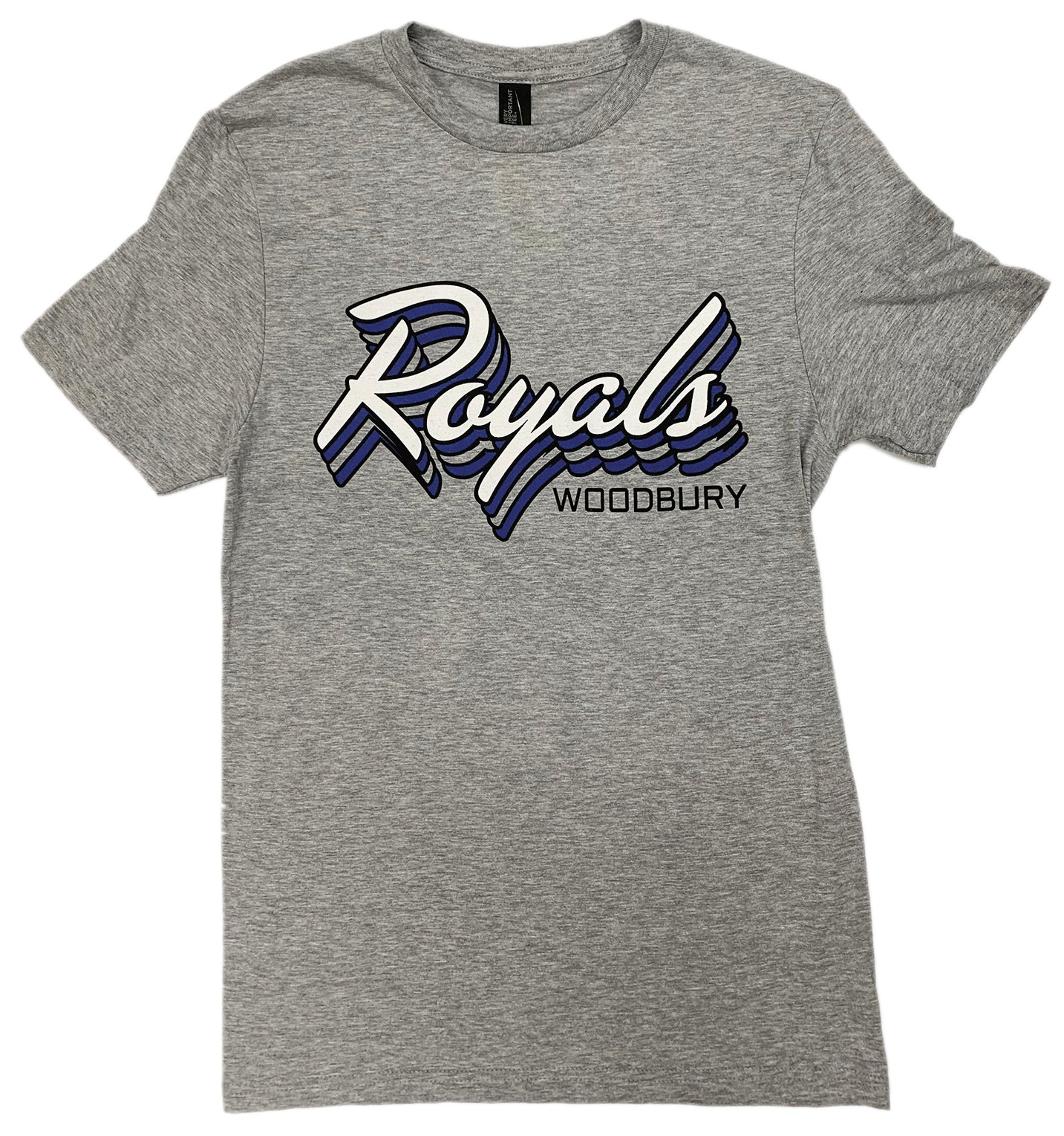 WOODBURY ROYALS Retro District ® Very Important Tee ®-CLEARANCE-TShirts-Advanced Sportswear