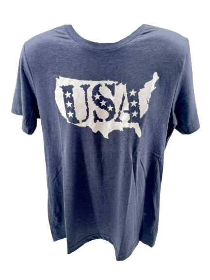 USA Bella Canvas Unisex Jersey Tee-CLEARANCE-TShirts-Advanced Sportswear