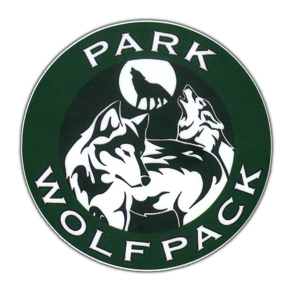PARK WOLFPACK VINYL STICKER-Stickers-Advanced Sportswear