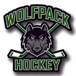 Wolfpack Hockey Sticker-Stickers-Advanced Sportswear